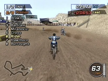 MTX Mototrax screen shot game playing